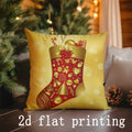 Christmas-themed Pillow Covers Set for Sofa, Bedroom & Car - Ljojo Brand