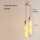 Modern Marble LED Pendant Lamp Luxury Chandelier Bedroom Lighting by Ljojo
