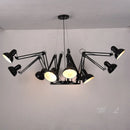 Modern Iron Chandelier Hanging Lusters by Ljojo for Office Desks and Dining Tables