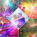 Ljojo™ LED RGB Running Horse Strobe Lights with Remote Control for Party DJ & Disco