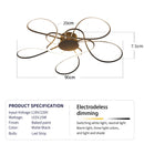 LED Ceiling Lamp Modern Nordic Design Hanging Light for Living Room Bedroom Dining Ljojo