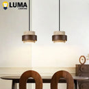 Ljojo Yellow Travertine Pendant Lamp for Kitchen & Dining, 3-Head Chandelier E27 Bulb