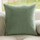 Embroidered Green Cushion Covers 45X45 - Ljojo Plush Throw Pillow for Sofa Décor