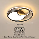 Ljojo LED Ceiling Light: Modern Dimmable Indoor Lighting for Living Room, Bedroom, Dining Room