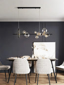 Ljojo Glass Bubble Chandelier Pendant Lamp for Kitchen and Dining Room Decor