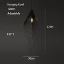 Ljojo Contemporary Metal LED Pendant Light | Minimalist Round Ball Chandelier Fixture