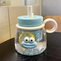 Ljojo 1000ml Cute Tea Infuser Bottle with Handle - Sport Gym Travel Drink Bottle
