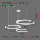 Nordic Designer Pendant Light: Round LED Chandelier for Dining Room by Ljojo