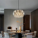 Crystal Glass Chandelier: Modern Nordic Luxury LED Hanging Lamp by Ljojo for Bedroom Dining Room
