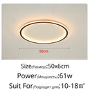 Nordic Style LED Ceiling Lamp for Living Room | Modern Simple Indoor Lighting Fixture by Ljojo