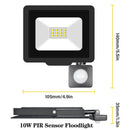 Ljojo™ Induction LED Flood Light with Adjustable PIR Sensor - Outdoor Floodlight