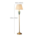 European Retro Ceramic Floor Lamp - Home Decoration Standing Light for Living Room by Ljojo