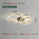 Ljojo LED Ceiling Light: Modern, Eye Protection for Living Room and Bedroom