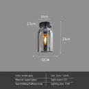 Modern LED Glass Ceiling Lights Chandelier for Home Indoor Bedroom Aisle Corridor E27 Lustre by Ljojo