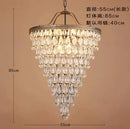 Crystal Chandelier Pendant Light for Dining Room Decor by Ljojo