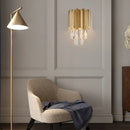 Ljojo Modern Crystal Wall Lamp for Bedroom | Minimalist Dark Living Room Lighting