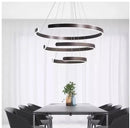 Ljojo Minimalist C-shaped Pendant Light for Restaurant Bar, Bedroom, and Living Room