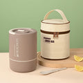 Ljojo 3-Layer Stainless Steel Thermal Lunch Box - BPA-Free Food Container