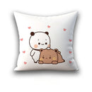 Ljojo 45x45 Cushion Cover, Cute Square Pillowcase, Birthday Wedding Gift