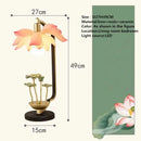 Contemporary Lotus Table Lamp Chinese Style for Living Room by Ljojo