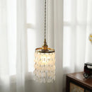 Japanese Style Wind Chimes Bedside Copper Chandelier Luxury Shell Pendant Lighting by Ljojo