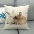 Easter Bunny Eggs Printed Pillow Covers 45x45cm - Ljojo Easter Decorations