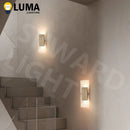 Nordic Retro Yellow Travertine Wall Light for Bedroom Livingroom Home Decor - Ljojo