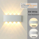 Ljojo LED Wall Sconces - Modern Indoor Outdoor Up Down Lights for Living Room & Bedroom