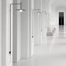 Ljojo Minimalist White Glass Wall Light Fixture Plug-In G9 Bulb for Parlor Bedroom Study