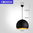 Industrial Black Ceiling Pendant Lamp E27 for Restaurant Dining | Ljojo