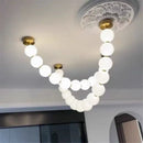 Nordic Style Acrylic Ball LED Pendant Light Chandelier for Home Decor by Ljojo