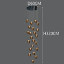 Ljojo LED Pendant Light Chandeliers for Modern Home Decor