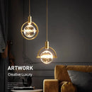 Ljojo Luxury Crystal Chandelier Pendant Light for Home Decor, Bedroom, Restaurant, Bar