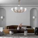 Ljojo Minimalist Molecular LED Pendant Light Circular Hanging Lamp
