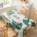 Ljojo Light Luxury Rectangular Tablecloth with Oil-Proof and Anti-Scalding Features
