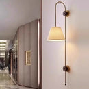 French Fabric Wall Lamp Modern Led Sconce - Ljojo