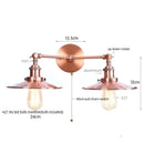 Ljojo Loft LED Wall Lights 2-heads Industrial Lamparas De Pared for Living Room
