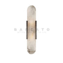 Ljojo Marble LED Wall Sconce - Luxury Black Gold Indoor Light Fixture