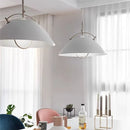 Ljojo Minimalist Metal Pendant Light Designer Dining Room Bedroom Office Table Lamp Black White