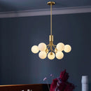 Glass Bubble Chandelier Shade LED Pendant Light Modern Bedroom Living Room Lighting by Ljojo