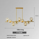 Ljojo Modern Minimalist Luxury Coffee Shop Bar Counter Glass Nordic Lighting Fixtures