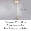 Floor Lamp Rotatable Bedside Lighting DIY Adjustable Ambience Mood Light for Bedroom Living Room Decoration by Ljojo