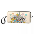 Ljojo Minnie Mouse Makeup Bag Cosmetic Pouch - Cute Cartoon Merch for Girl Woman