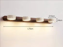 LED Vanity Mirror Light Wabi Sabi Travertine Natural Stone Wall Lamp for Ljojo Brand