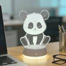 3D Panda Night Light Multi-color USB Desk Lamp by Ljojo