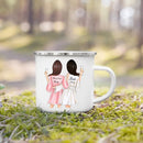 Enamel Mug Custom Name Tea Coffee Wine Mugs for Maid of Honor by Ljojo