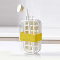 Ljojo 2-in-1 Water Bottle with Straw and Ice Cube Tray for Refreshing Drinks