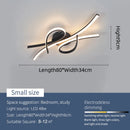 Modern Black LED Ceiling Light Fixture for Home Decoration by Ljojo
