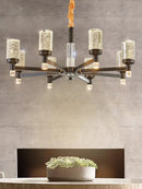 Ljojo Luxe Bubble Crystal Chandelier - Elegant Room Decor Lighting