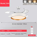 Modern Luxury Invisible Mute Ceiling Fan Lights for Home Decor by Ljojo